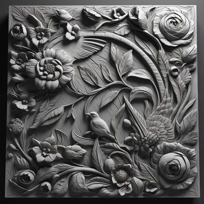 Patterns and decorations (stl linework 2, PATTERN_802) 3D models for cnc
